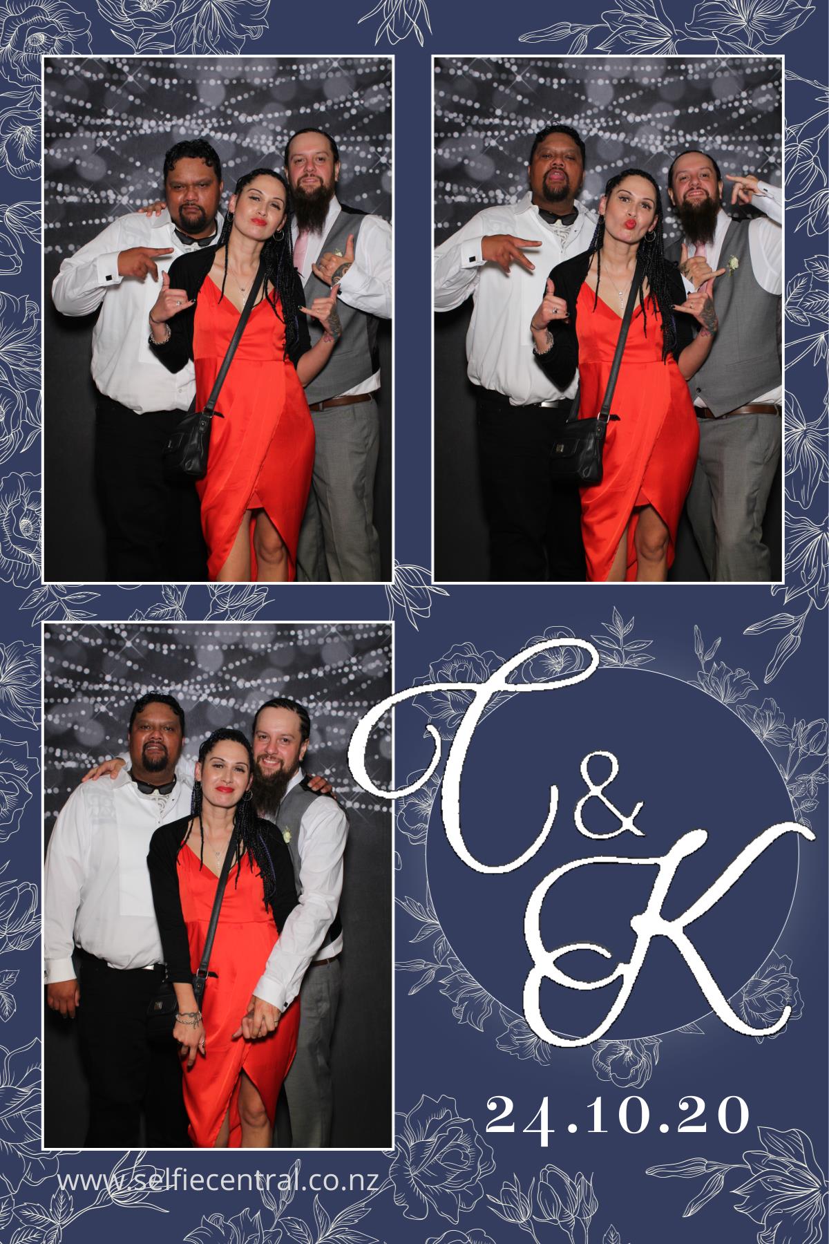 Christopher & Kataraina's wedding | View more photos from the event at gallery.photobooth.co.nz/u/SelfieCentral/Christopher-Katarainas-wedding